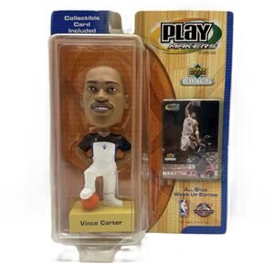 Upper Deck 2001 NBA Play Makers All-Star warmup Raptors Vince Carter Bobblehead